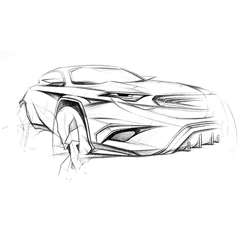 概念車工業(yè)設(shè)計(jì)草圖