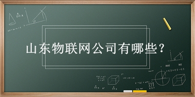 山東物聯(lián)網公司